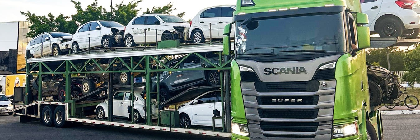 Transporte de veículos cegonha Aracaju - SE